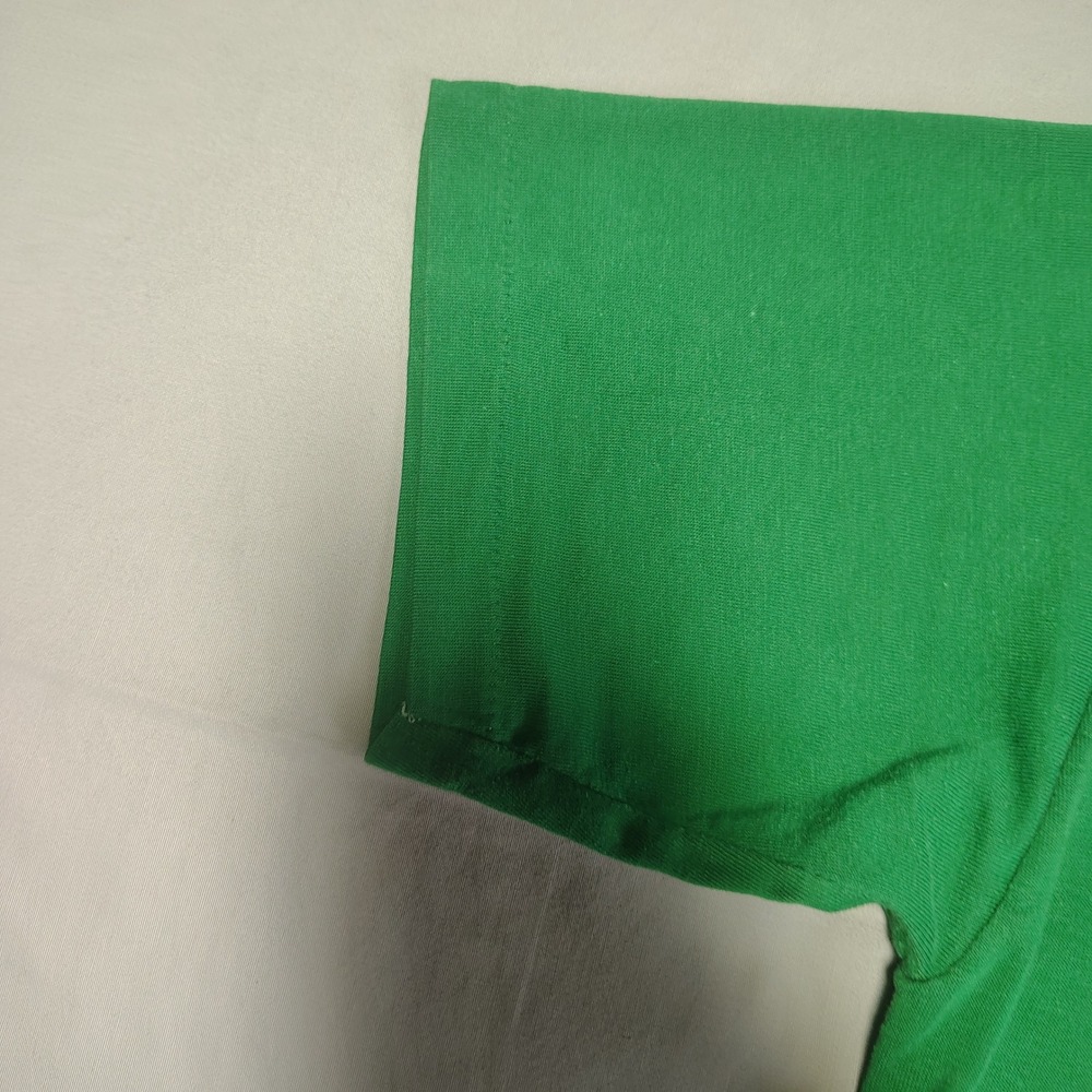Vintage Wild West Slug Fest T Shirt Green Single Stitch 80s Mens Large 50/50 - Picture 3 of 11